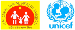 National Rural Health Misson Logo and Unicef Logo