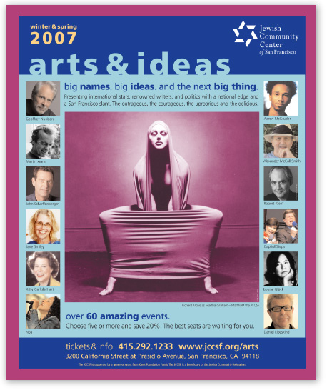 Jewish Community Center of SF Small Newspaper Ads - Arts & Ideas